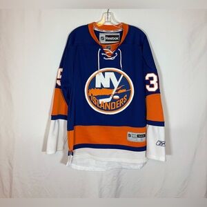 Reebok New York Islanders #35 Montoya Home Hockey Jersey Size Small